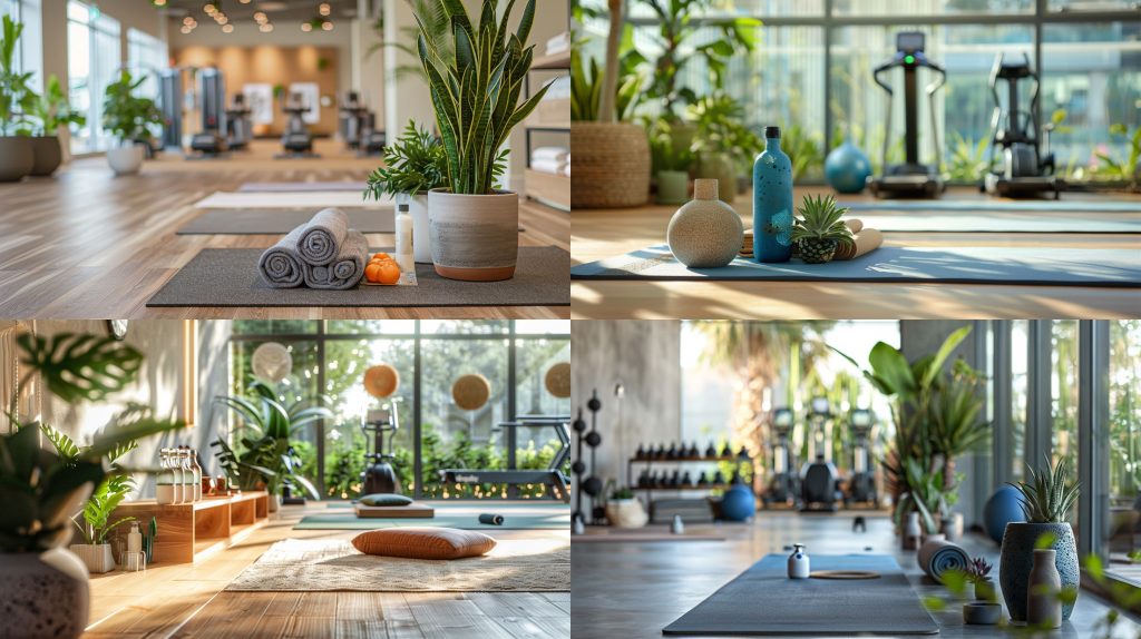 空气净化植物人体工学健康 wellness 空间AI提示词