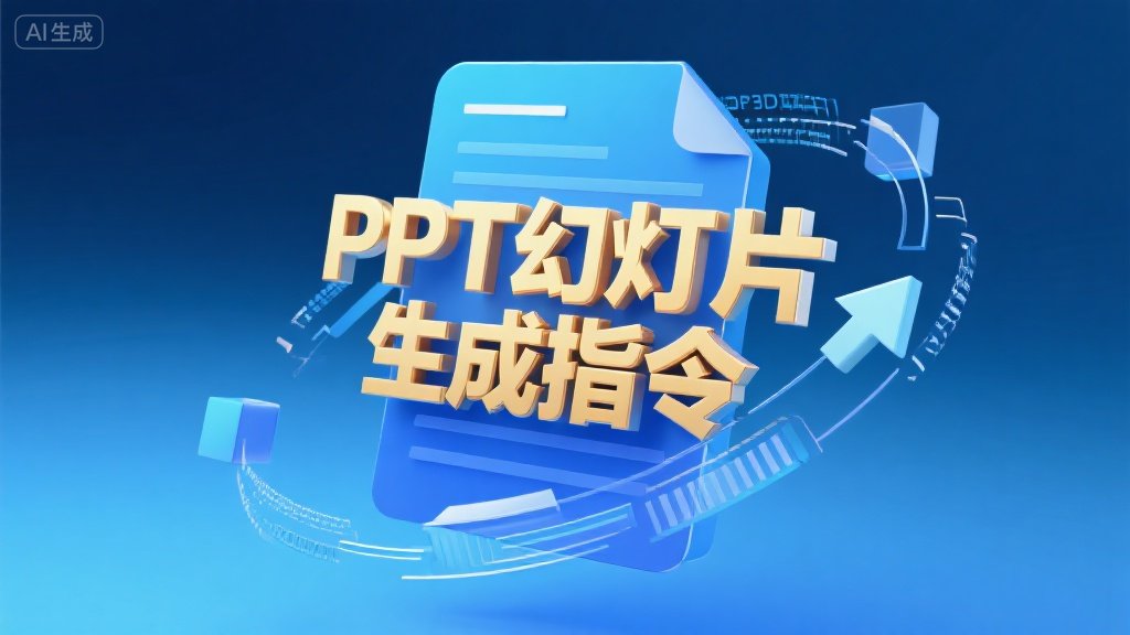 AI PPT生成指令 PDF一键转演示文稿Prompt