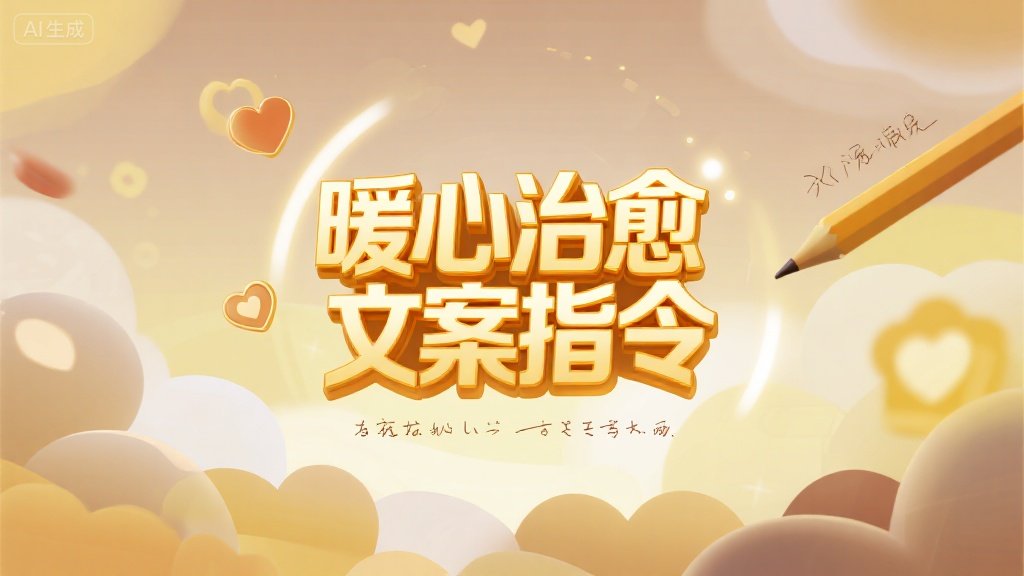 暖心治愈文案指令 AI情感文案生成Prompt