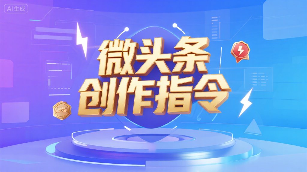 AI微头条生成器 十大爆款框架一键套用Prompt