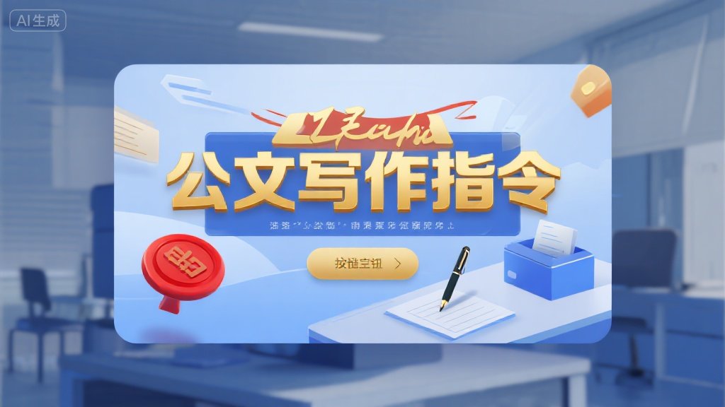 AI公文写作指令 一键生成标准公文Prompt