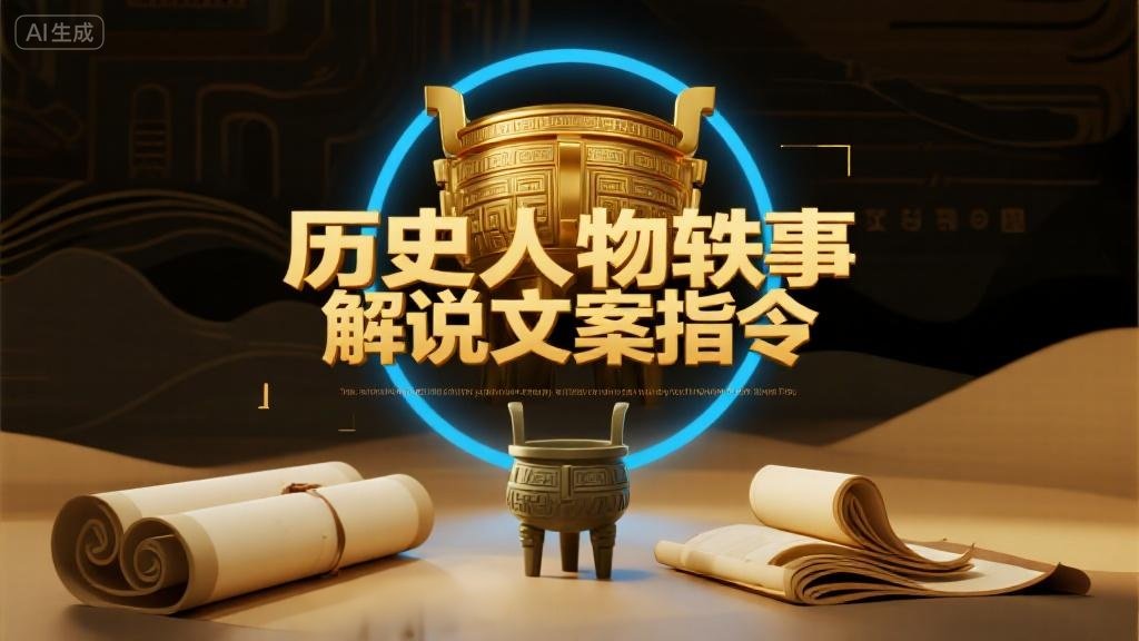 历史人物轶事文案生成器 爆款内容解说Prompt
