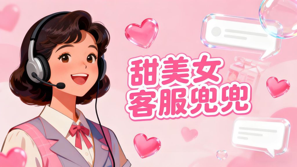 甜美女客服AI指令 宝妈式贴心服务助手话术模板